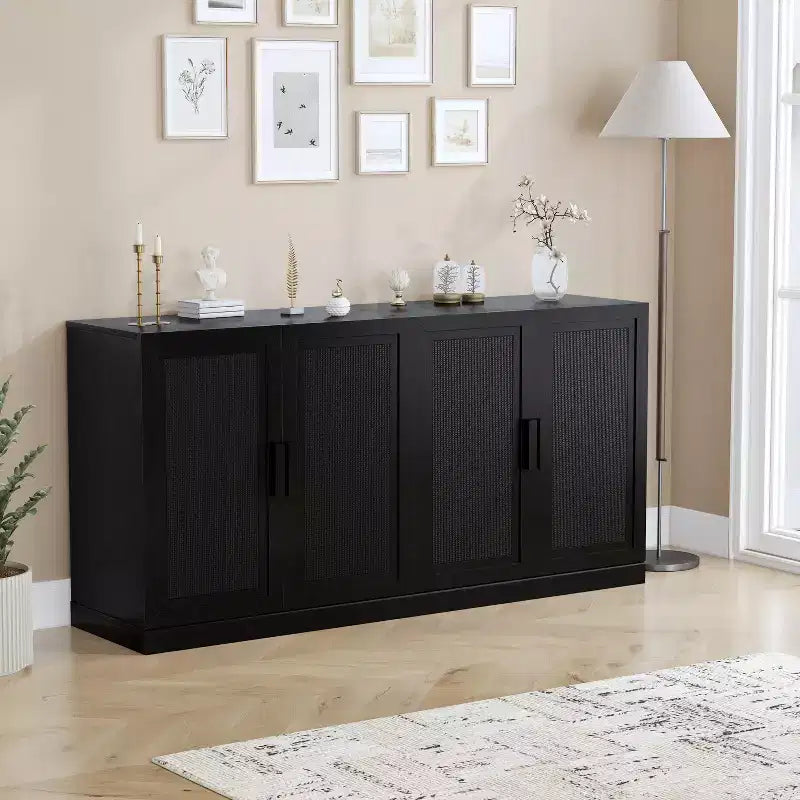 Credenza e Madia Impilabili in Legno Massello