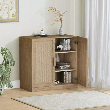 Credenza e Madia Impilabili in Legno Massello