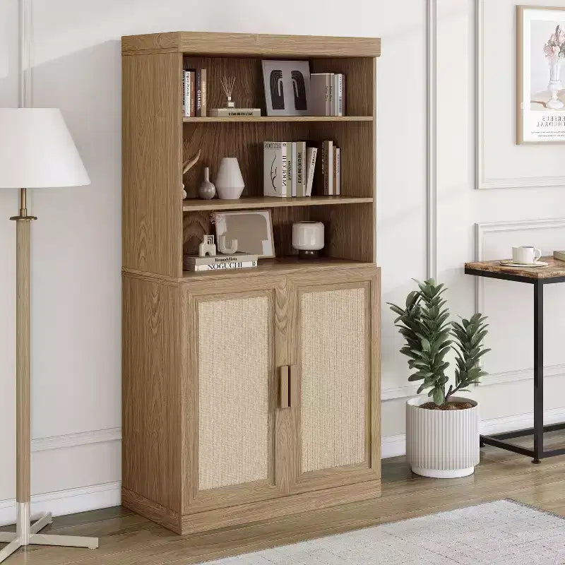 Credenza e Madia Impilabili in Legno Massello