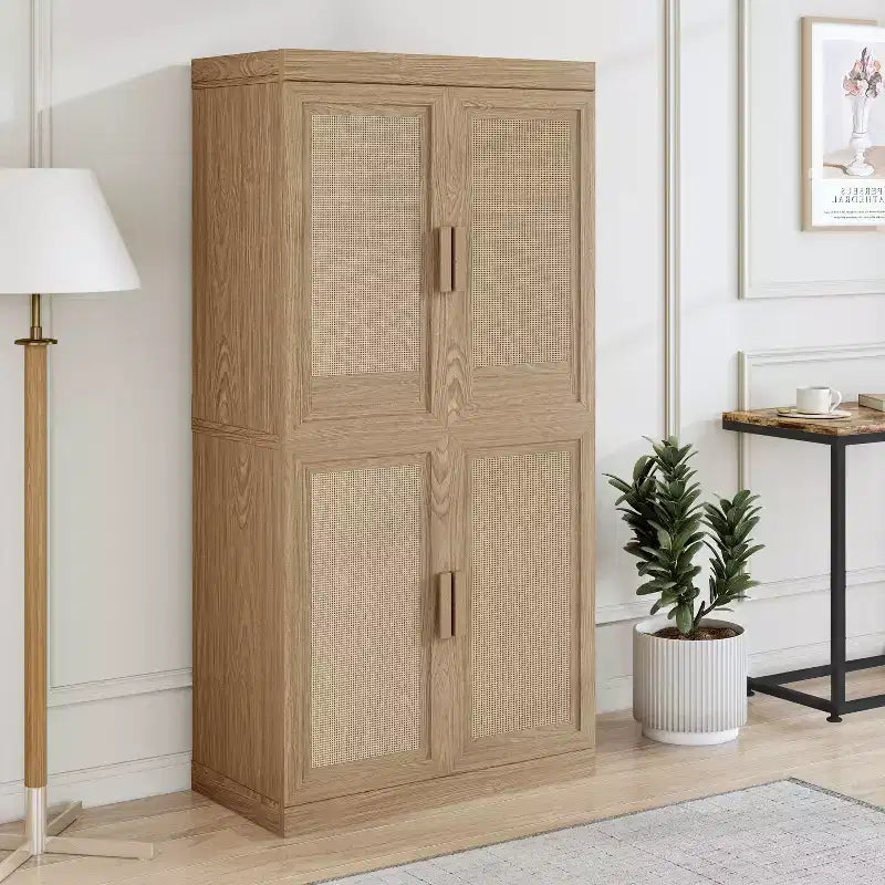 Credenza e Madia Impilabili in Legno Massello