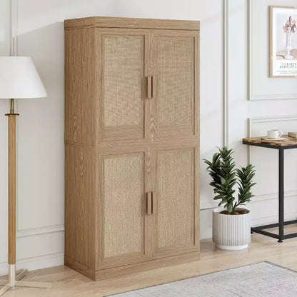 Credenza e Madia Impilabili in Legno Massello