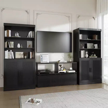 Credenza e Madia Impilabili in Legno Massello