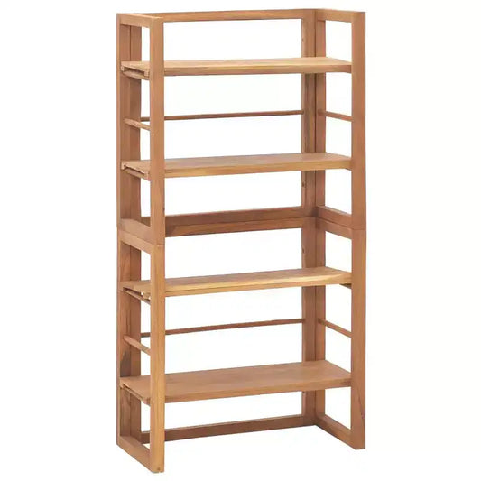 vidaXL Solid Wood Teak Shelving Unit Storage Cabinet Furniture - 47.2