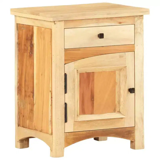 vidaXL Bedside Cabinet 15.7x11.8x19.7 Solid Reclaimed Wood