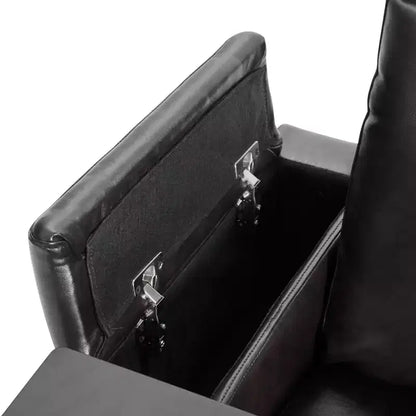 Poltrona Reclinabile Elettrica con Porta di Ricarica USB, Portabicchieri e Illuminazione Ambientale