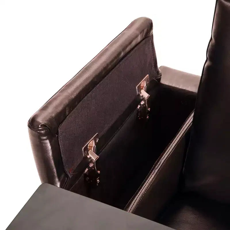 Poltrona Reclinabile Elettrica con Porta di Ricarica USB, Portabicchieri e Illuminazione Ambientale