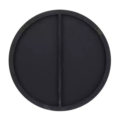 Specchio da parete rotondo da 30" con cornice sottile in legno minimalista