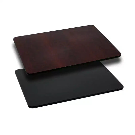 Flash Furniture 2 Pack 30'' x 48'' Rectangular Table Top with Reversible Laminate Top